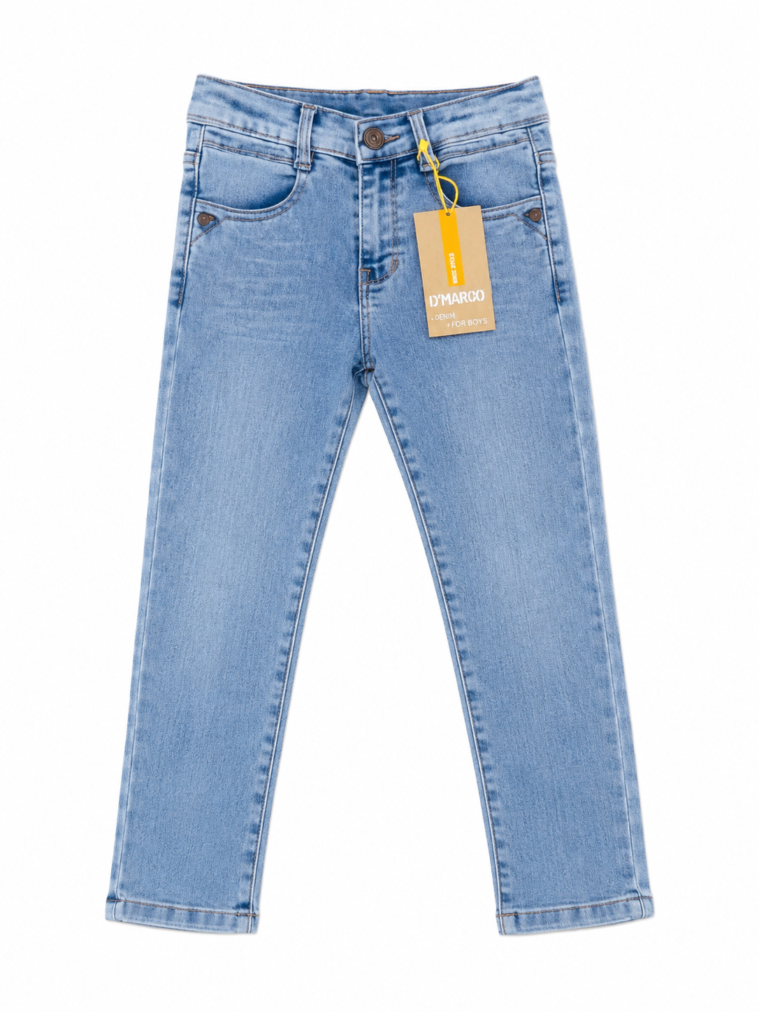 Pantalón Niño de mezclilla corte recto básico