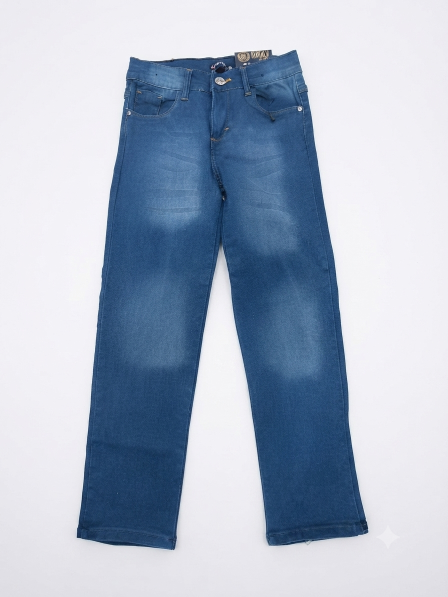 Pantalón niño de mezclilla azul claro