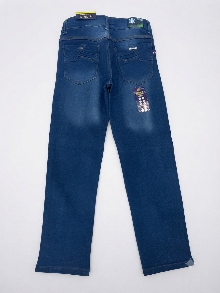 Pantalón niño de mezclilla azul claro
