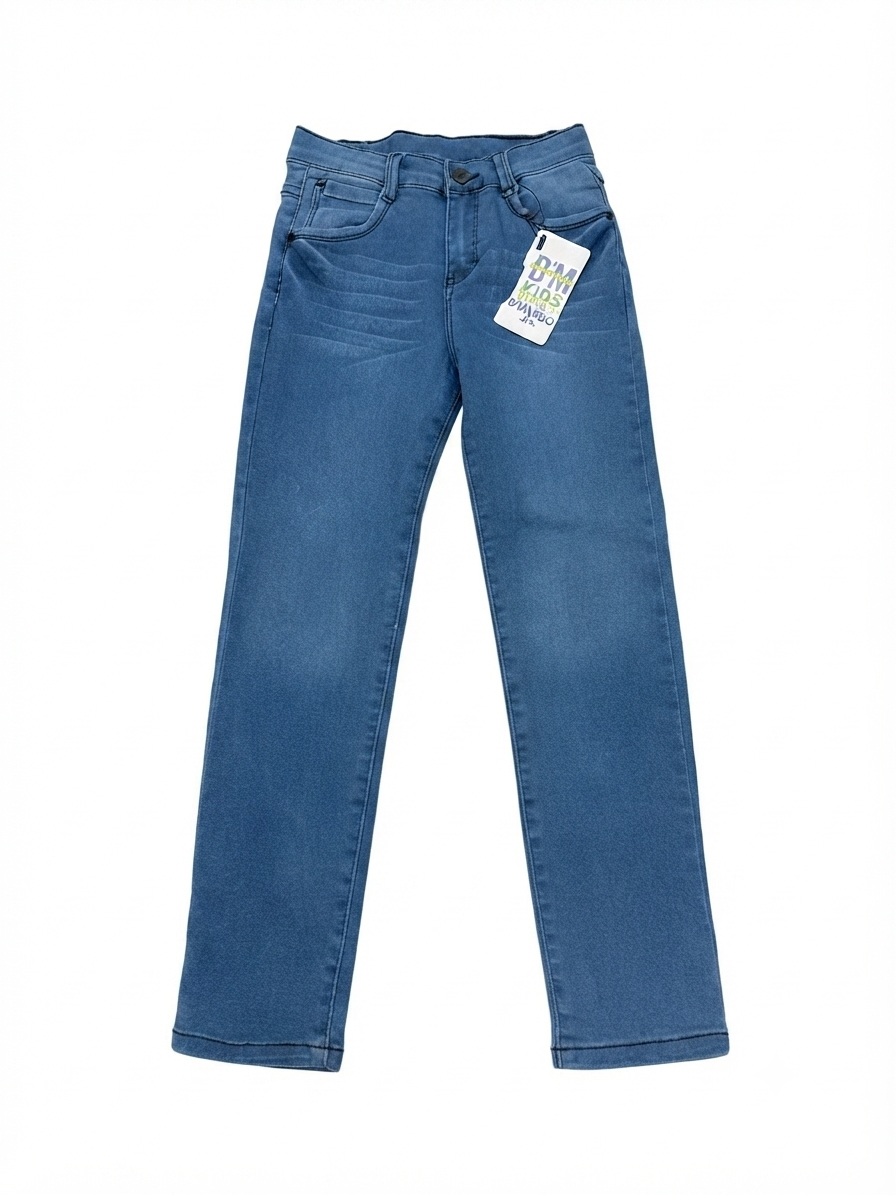 Pantalón niño de mezclilla azul medio