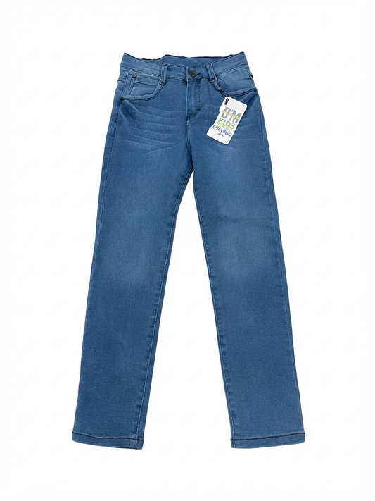 Pantalón niño de mezclilla azul medio