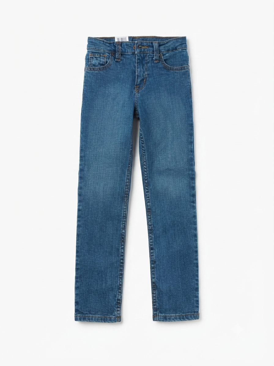 Pantalón niño de mezclilla azul clásico un básico