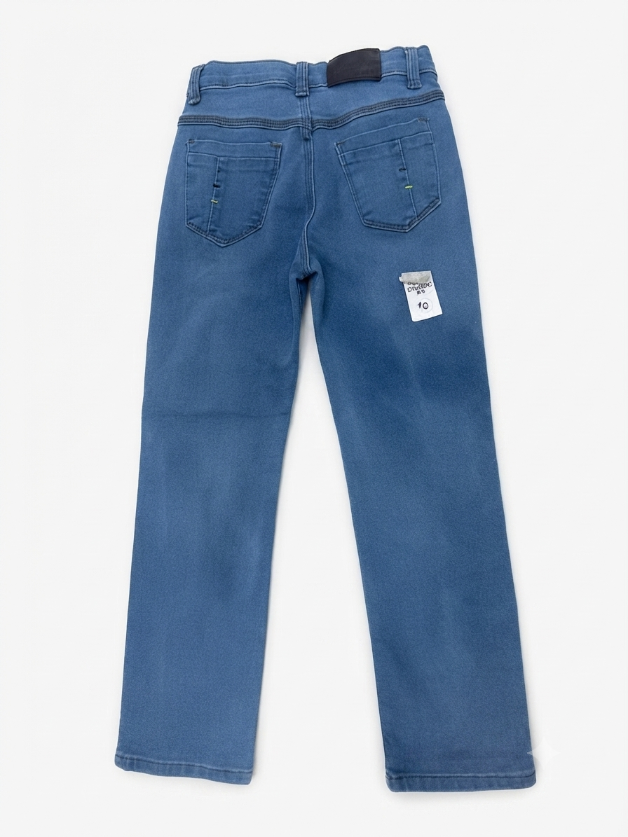 Pantalón niño slim fit de mezclilla azul