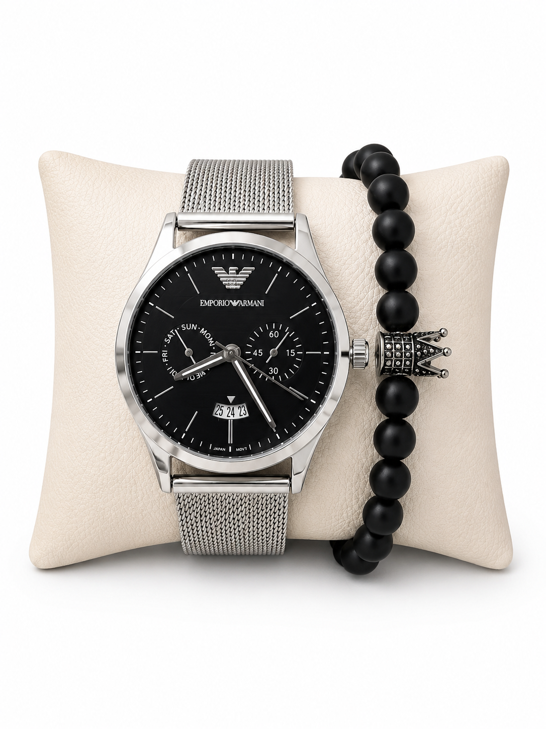 Set reloj Caballero PL@TA N@GRO