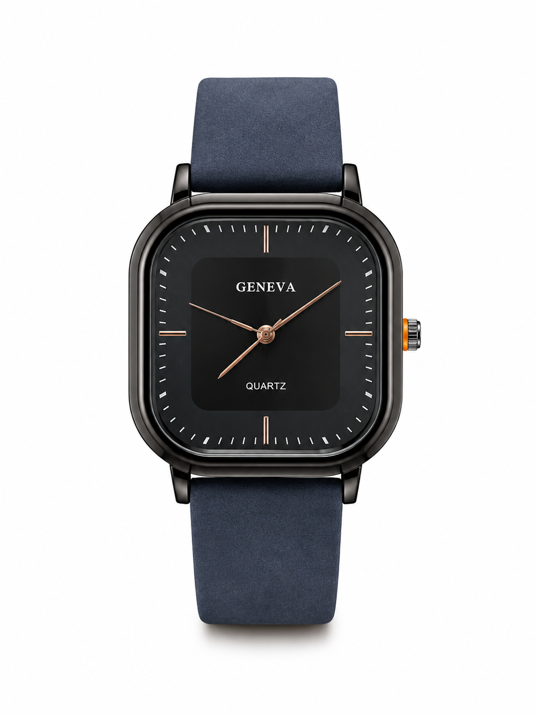 Set reloj Caballero GENEV@ QU@ARTZ AZUL