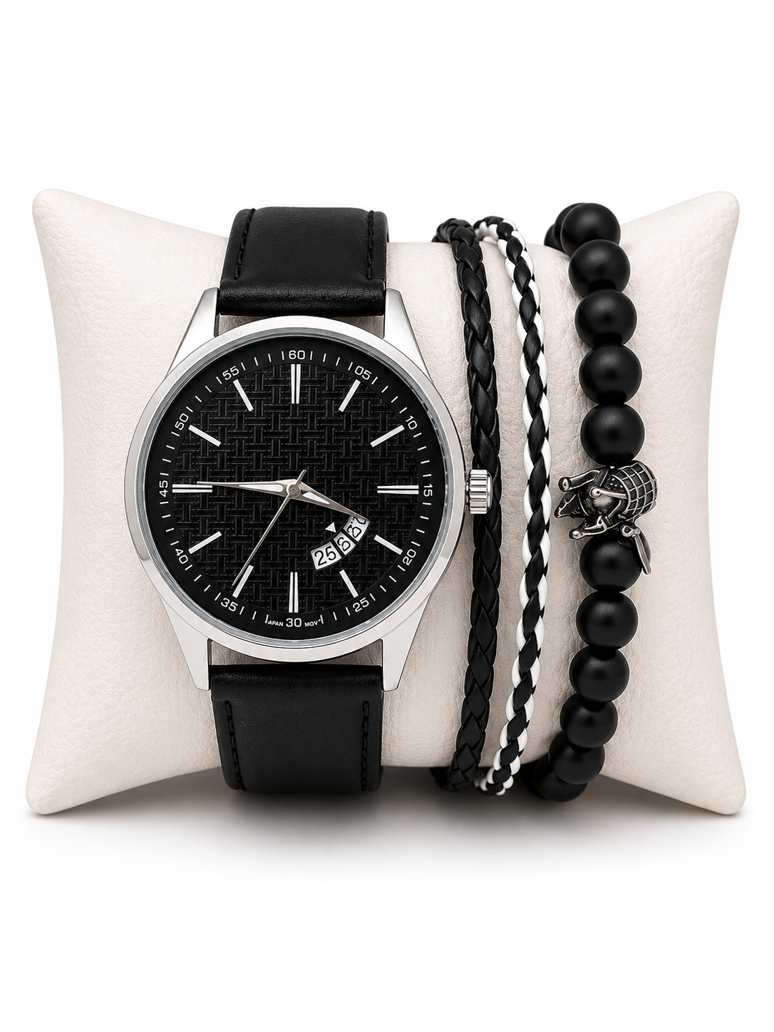 Set reloj Caballero NEGR@ DE TRI@