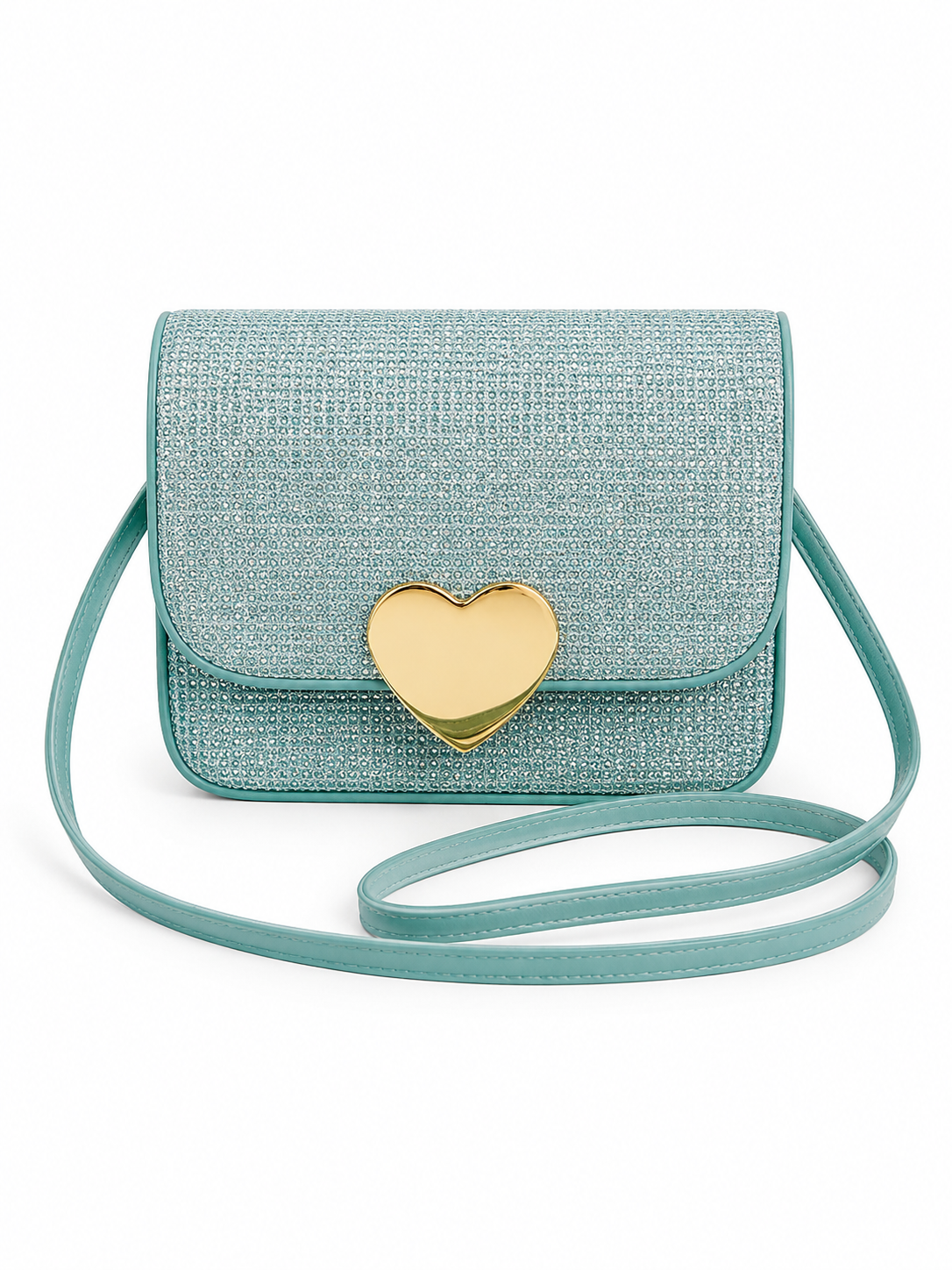 Bolso infantil MINI AZUL CORAZON