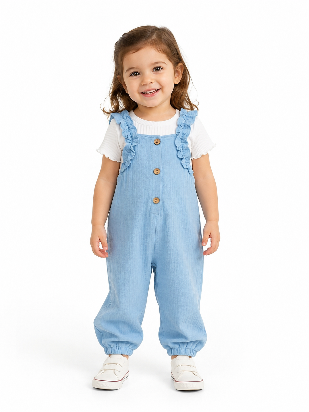 Set bebé meses azul cielo con playera