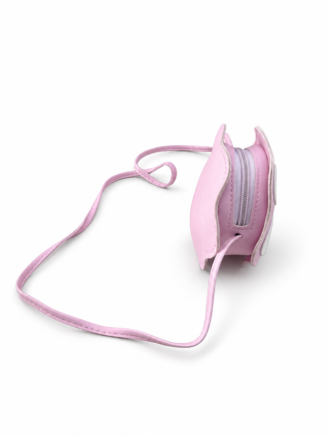 Bolsa infantil rosa con diseño de flor 🌸💗
