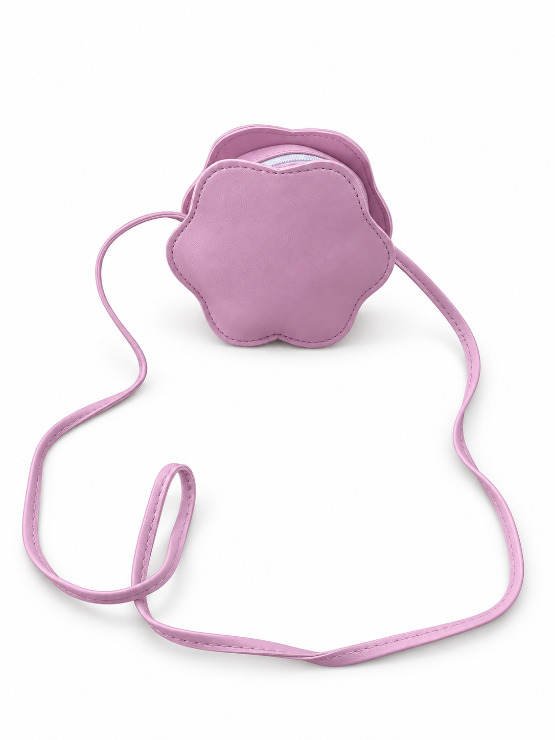 Bolsa infantil rosa con diseño de flor 🌸💗