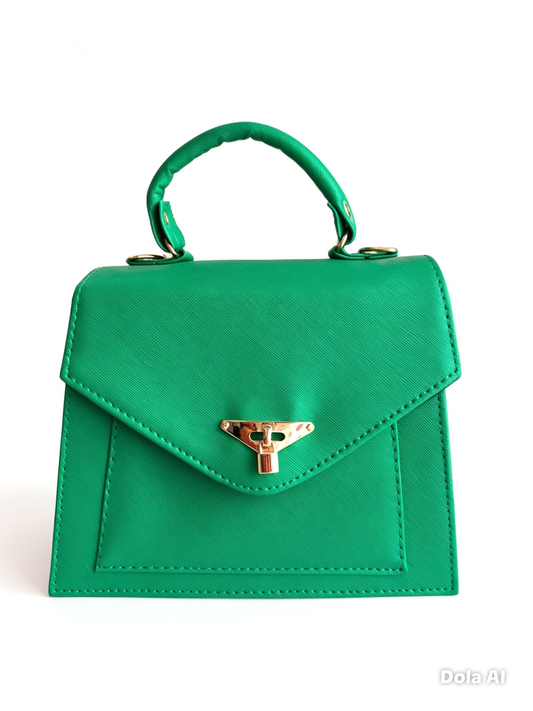 Bolsa Dama VERDE CANDADO