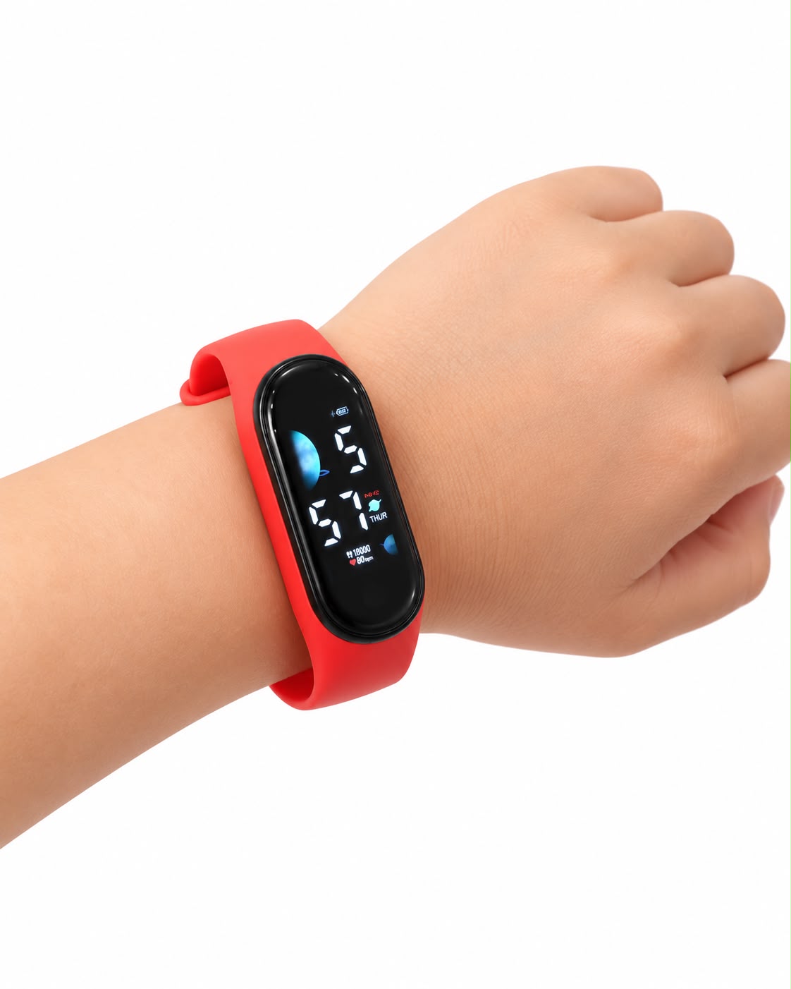 Reloj infantil digital con pantalla LED