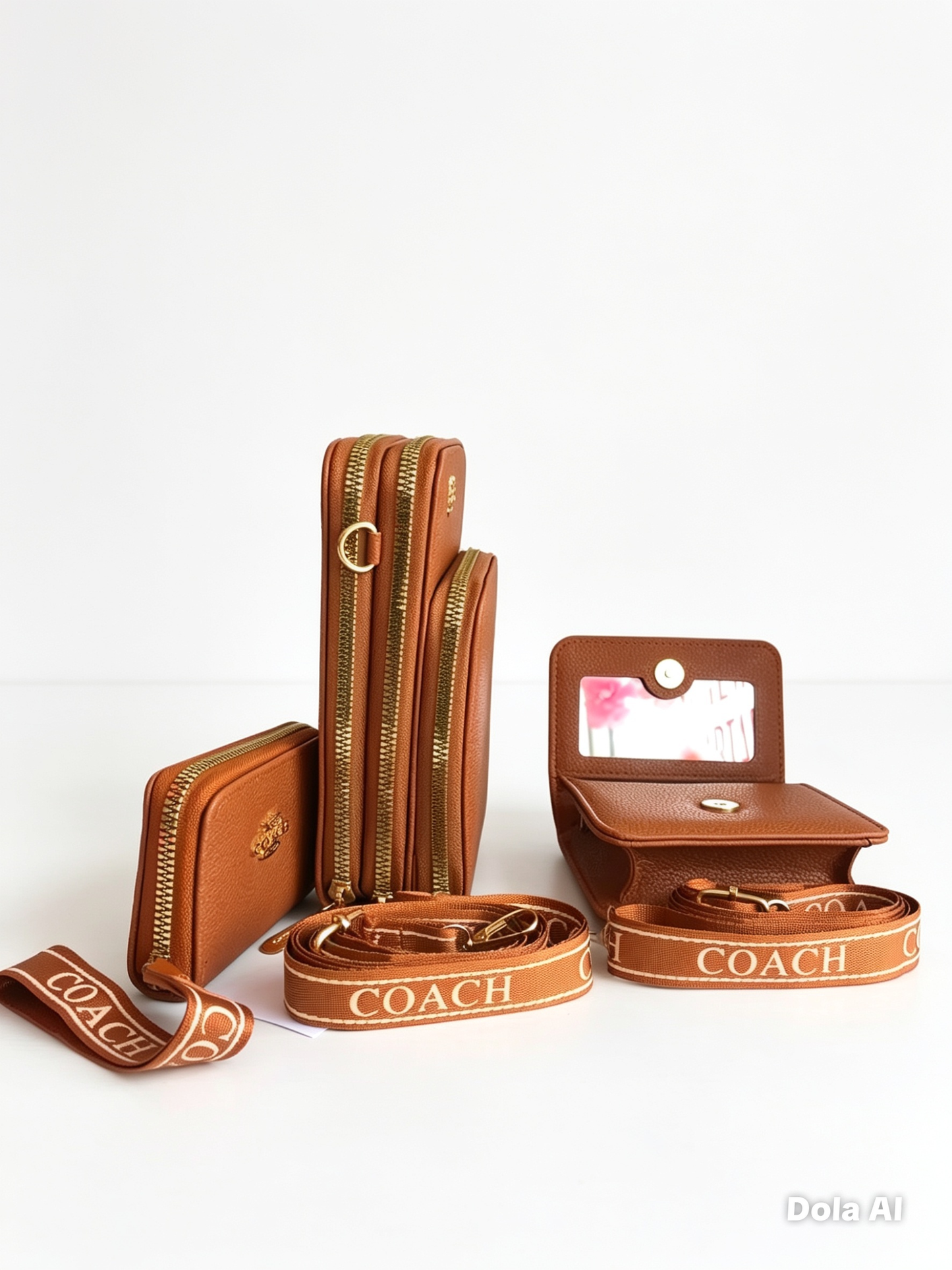 Set Bolsa Dama CO@CH C@FE