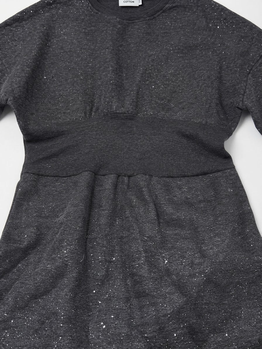 Vestido niña gris con destellos ✨🩶