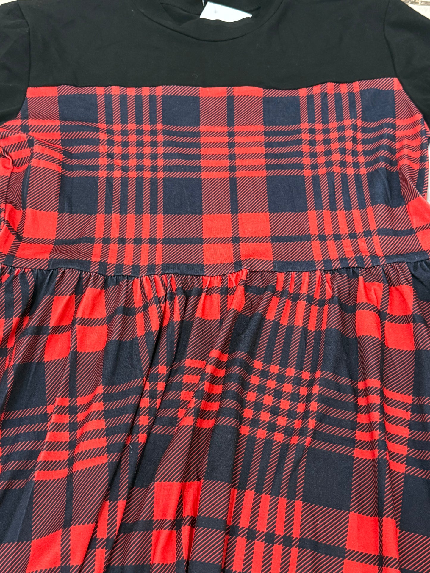 Vestido niña a cuadros rojo y negro ❤️🖤