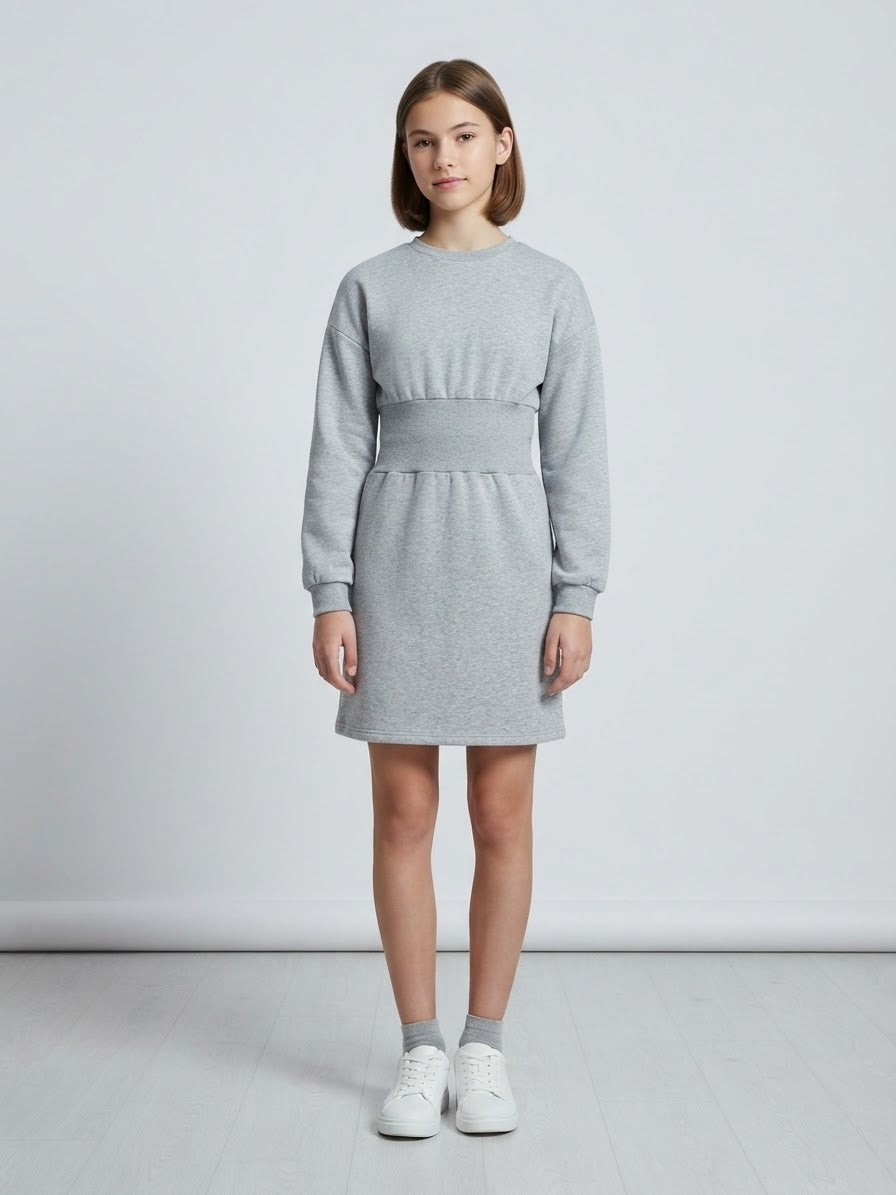 Vestido niña gris con destellos ✨🩶