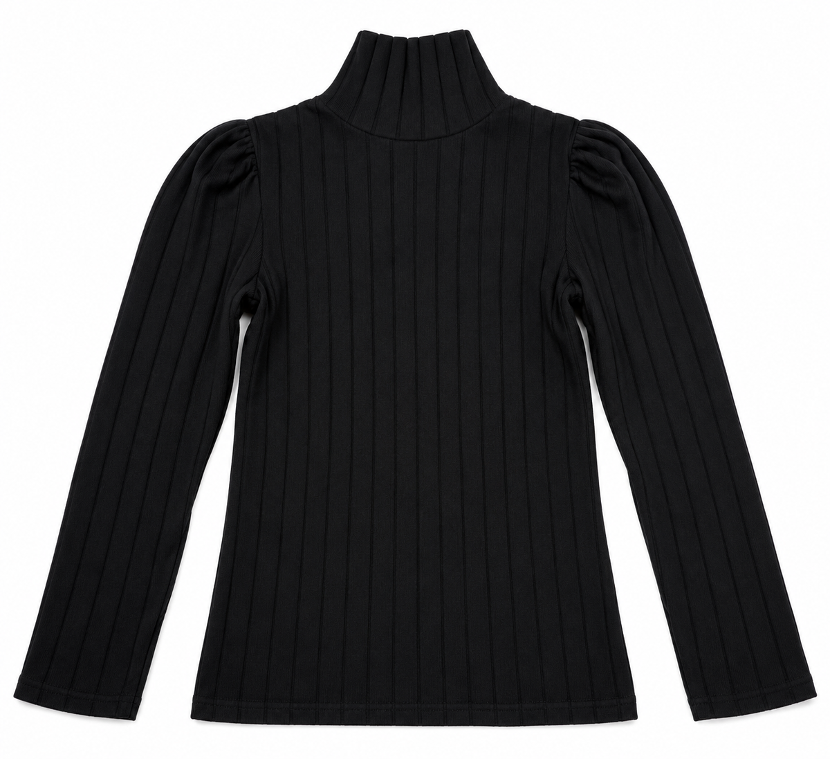 Set niña – Blusa de cuello alto y falda a cuadros