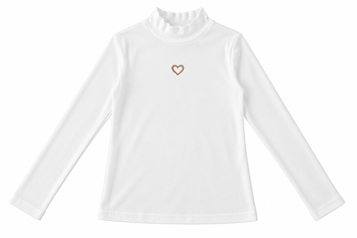 ✨ Set niña 3 piezas metálico con blusa de corazón