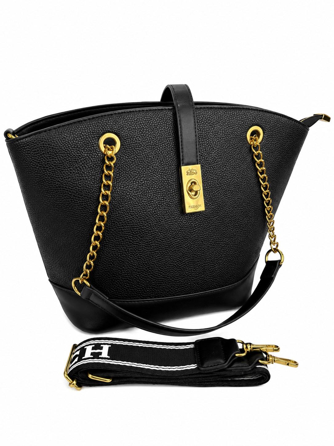 Bolsa Dama FASHI@N NEGR@