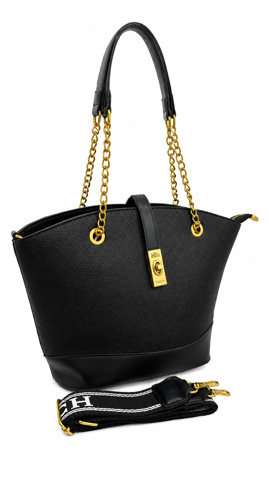 Bolsa Dama FASHI@N NEGR@