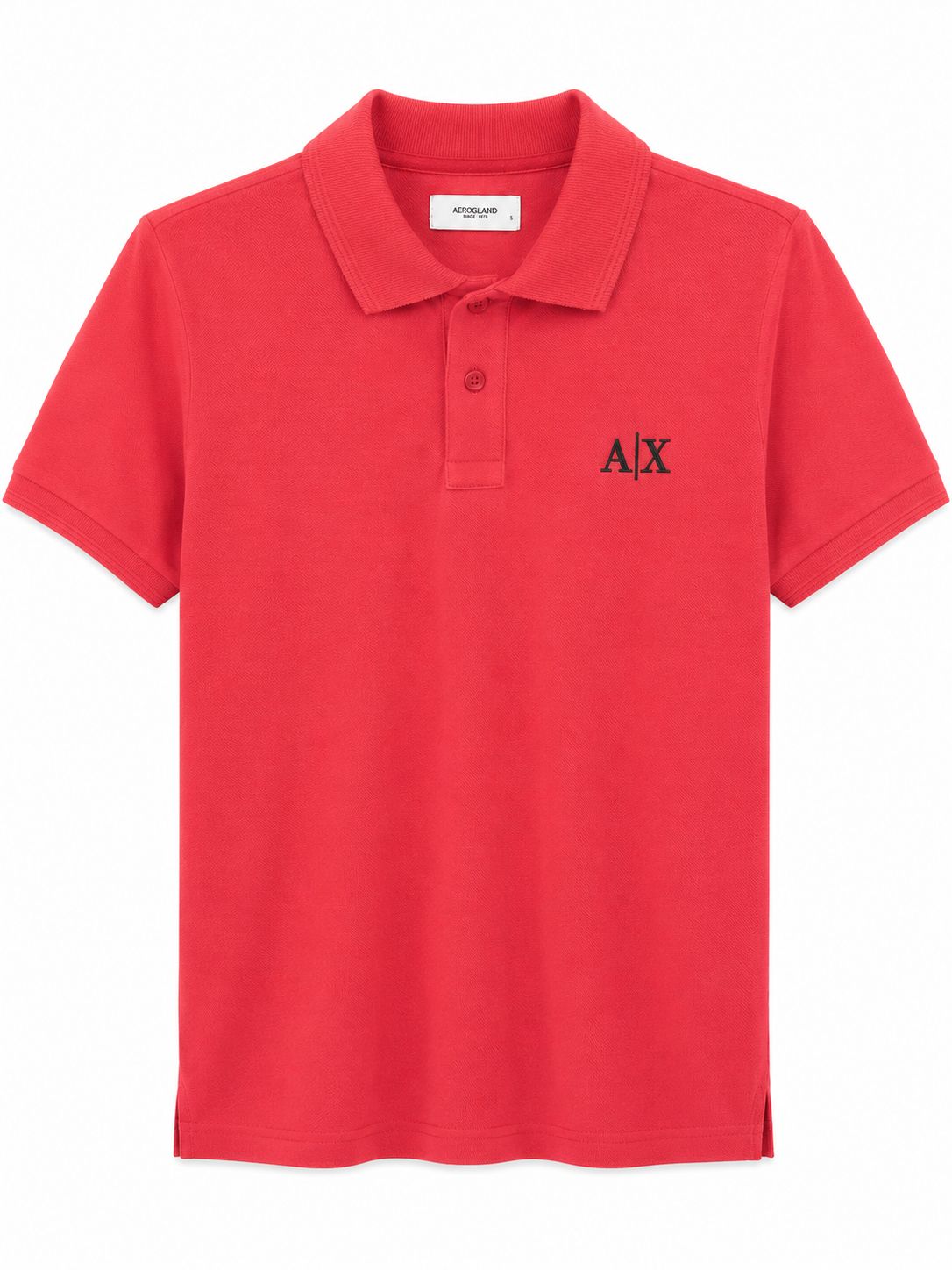 Playera Caballero chica polo ARM@NI EXCH@NGE rojo