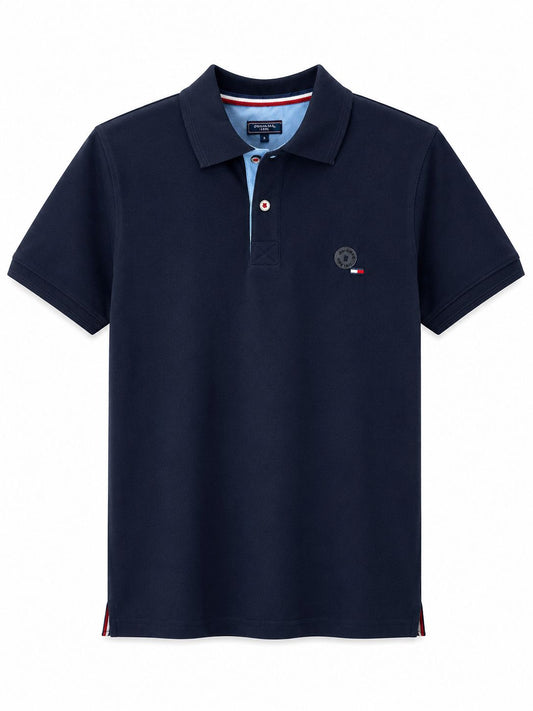 Playera Caballero chica polo T@MMY HILFIG@R azul marino