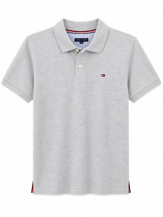 Playera Caballero chica polo T@MMY HILFIG@R GRIS
