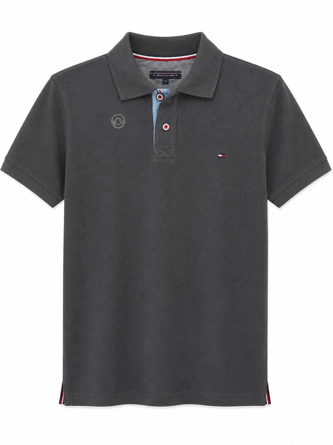 Playera Caballero chica T@MMY HILFIG@R GRIS OBSCUR@