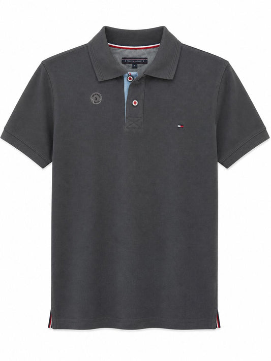 Playera Caballero chica T@MMY HILFIG@R GRIS OBSCUR@