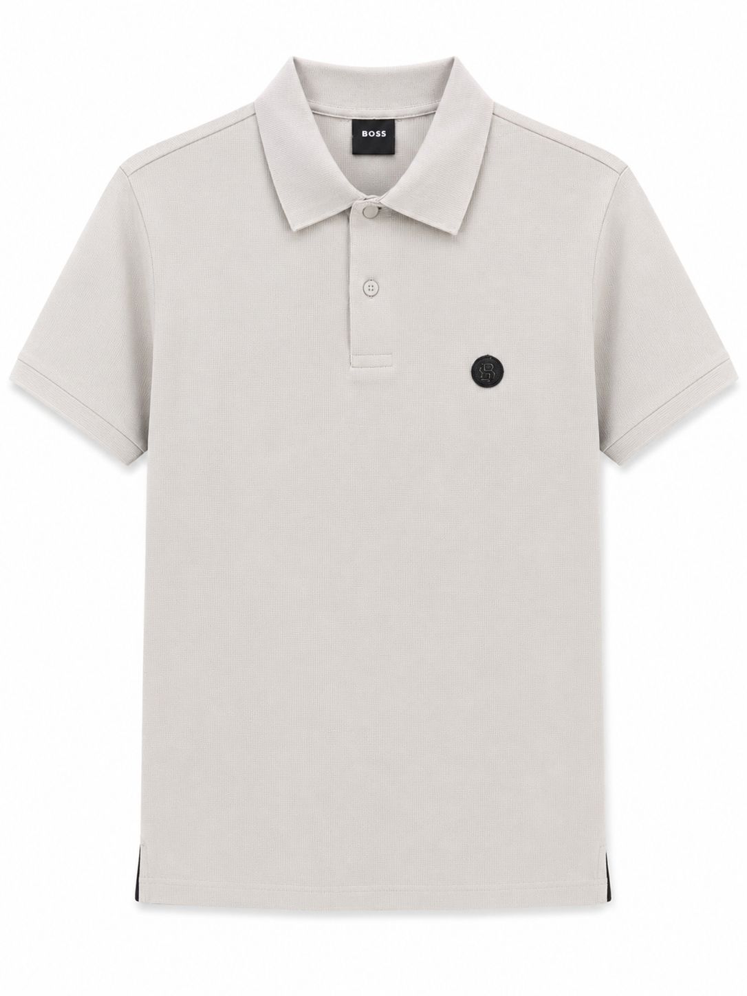 Playera Caballero chica polo B@SS gris
