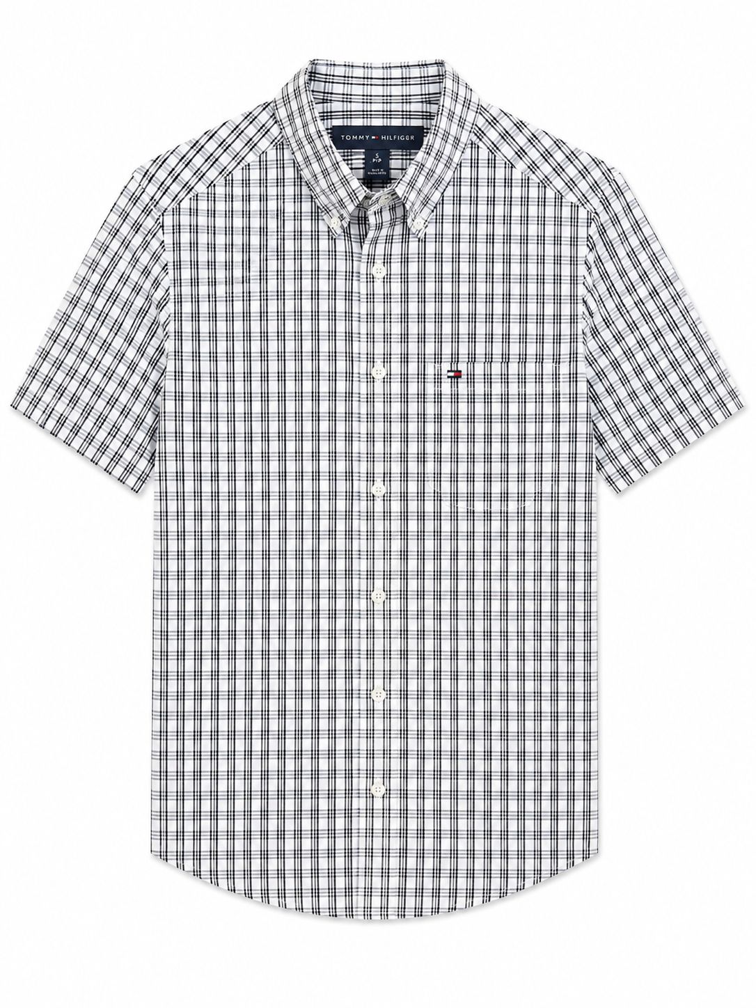 Camisa Caballero chica T@MMY HILFIG@R blanco con negr@