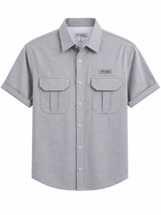 Camisa Caballero chica C@LIMBIA gris