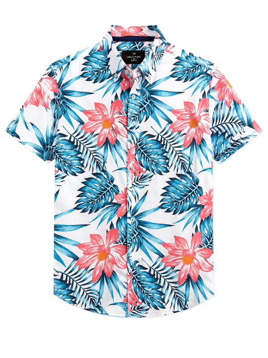 Camisa Caballero chica L@LLY PLATIN@ tropical
