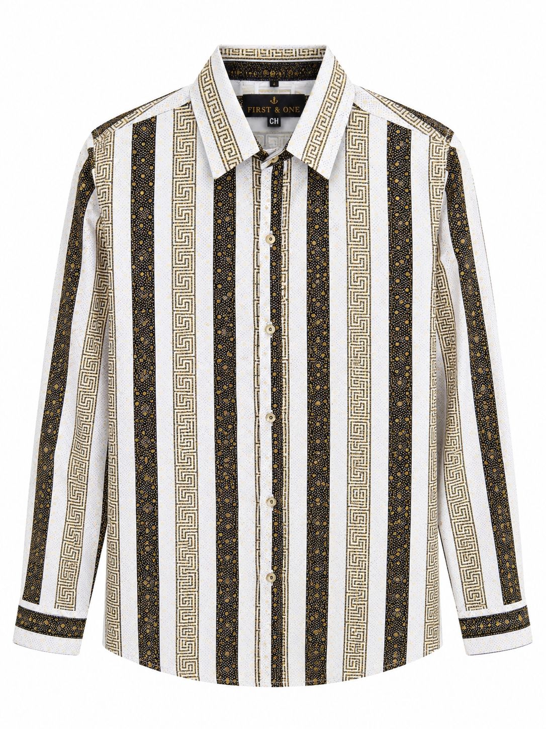 Camisa Caballero chica FIRST Y @NE Premium Rayas Elegantes