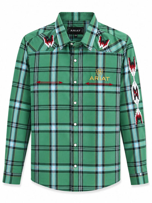 Camisa Caballero chica ARI@T Verde Caballero