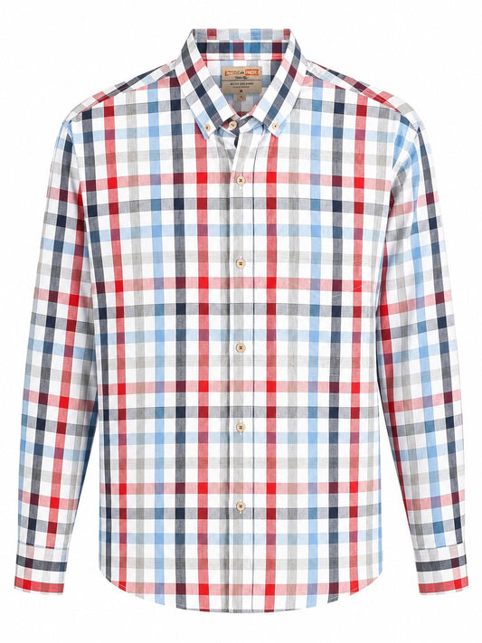 Camisa Caballero AMERIC@N Cuadros Multicolor