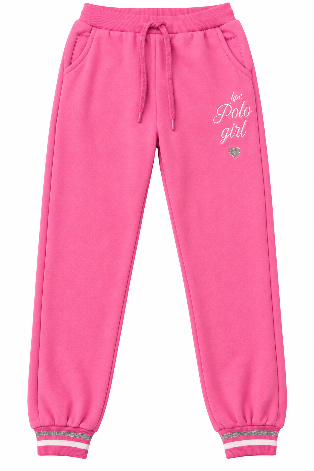 Set niña rosa con sudadera y pantalón girls