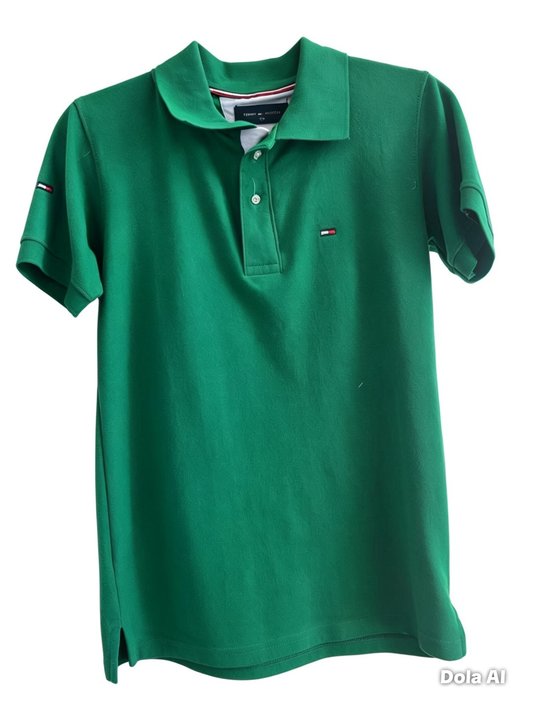 Playera Caballero chica polo T@MMY HILFIG@R verde