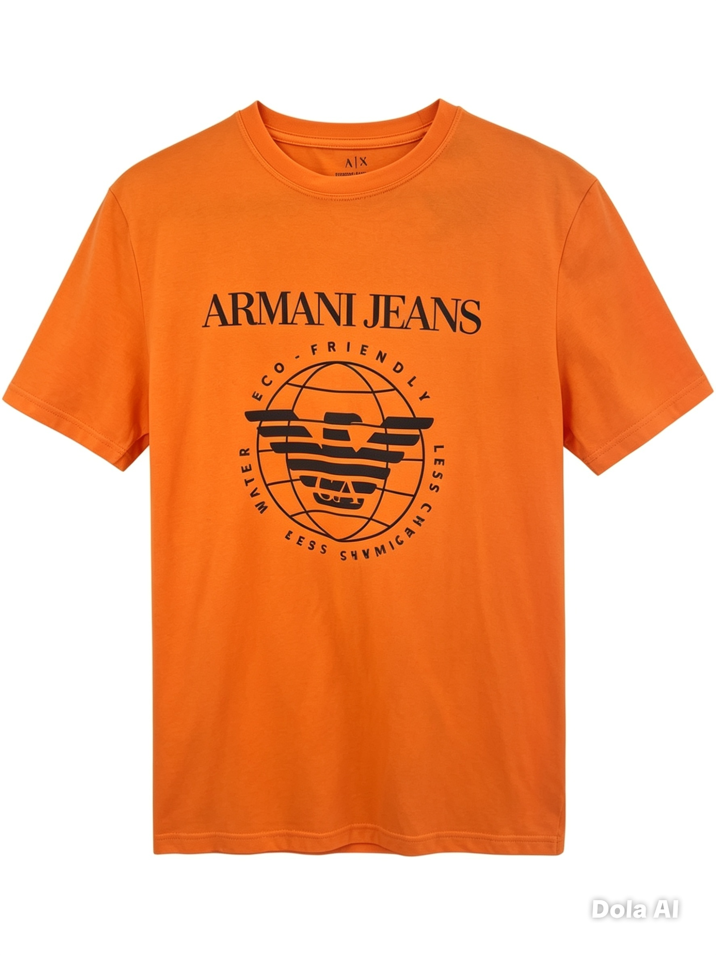 Playera Caballero Grande Redondo ARM@NI EXCH@NGE naranja