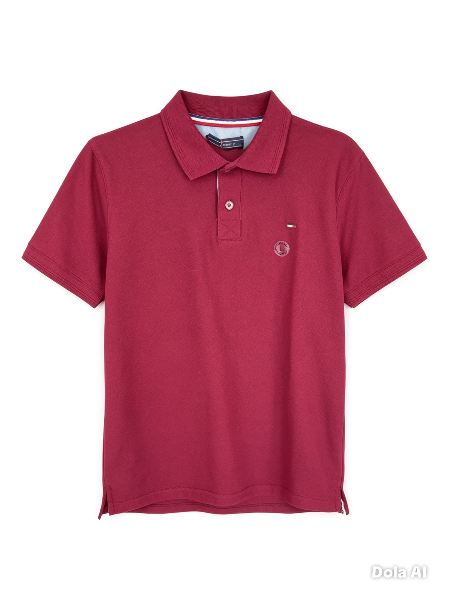 Playera caballero grande polo T@MMY HILFIG@ER vino