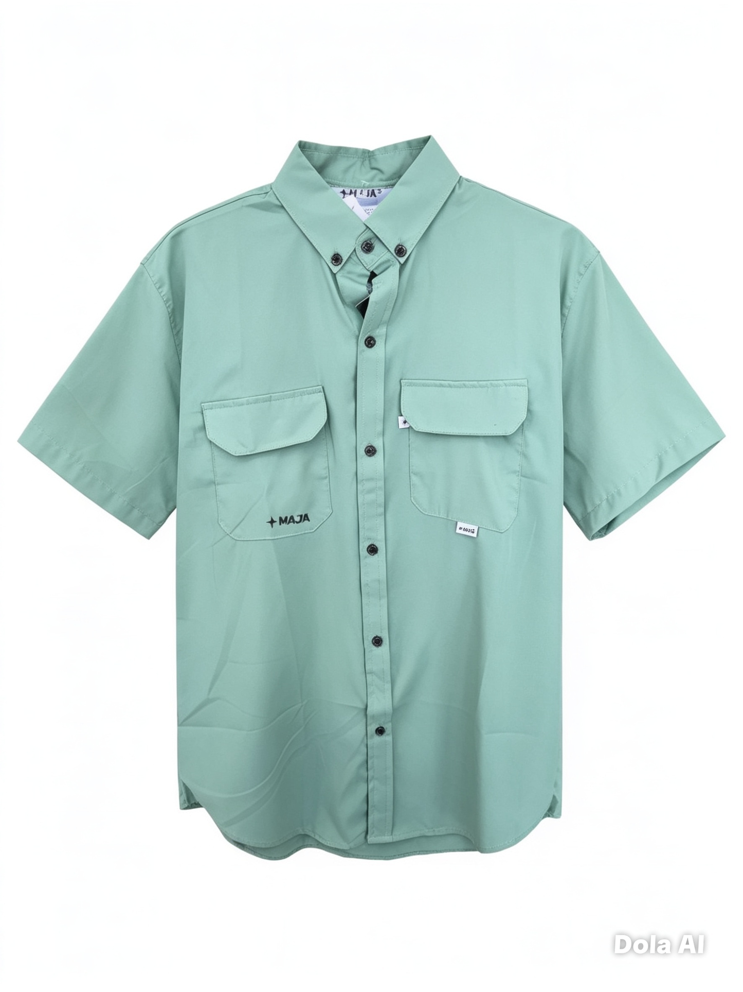 Camisa caballero grande MAJ@ verde  menta