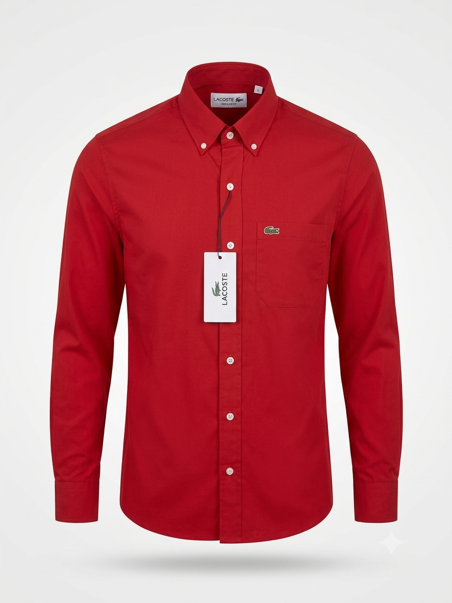 Camisa caballero grande LAC@STE roja
