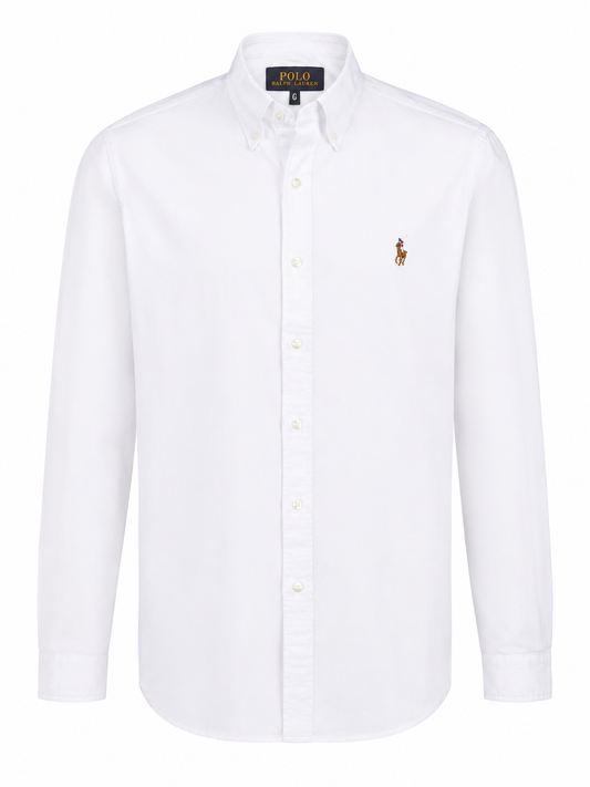 Camisa caballero grande POL@ blanca