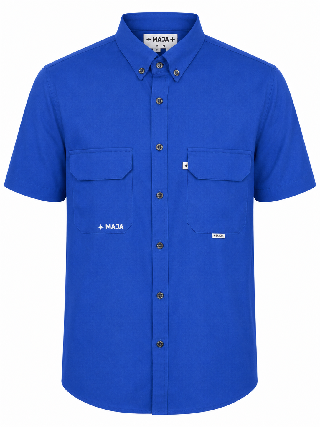 Camisa caballero 2XL MAJ@  azul rey