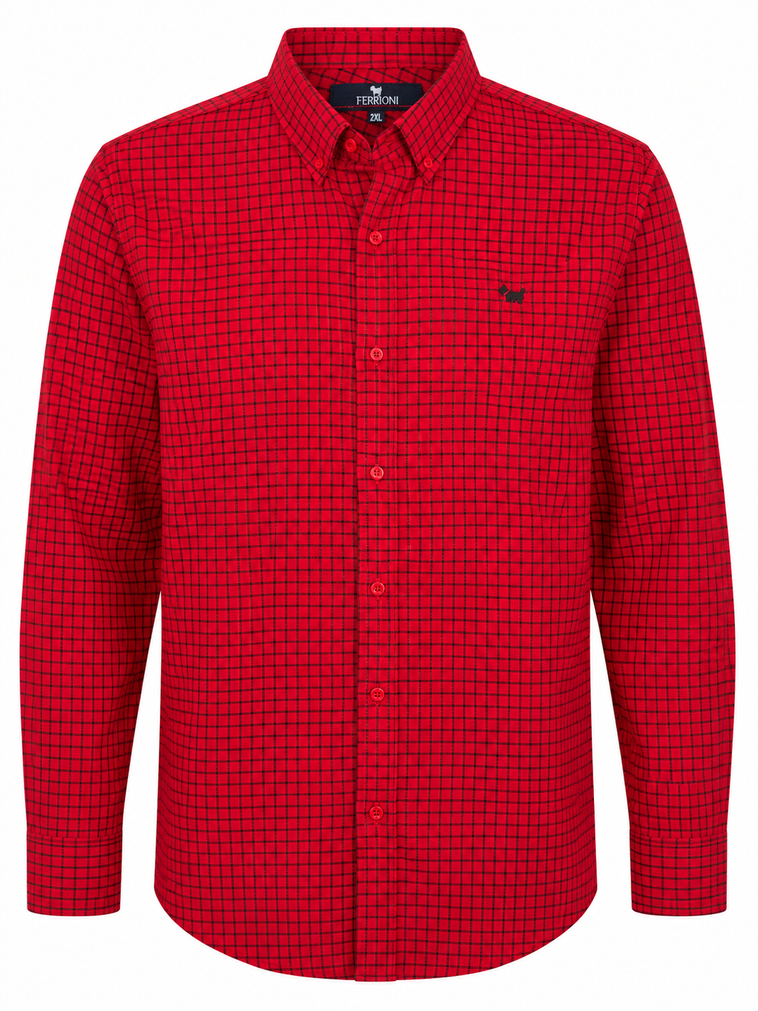 Camisa caballero 2XL FERRI@RI roja