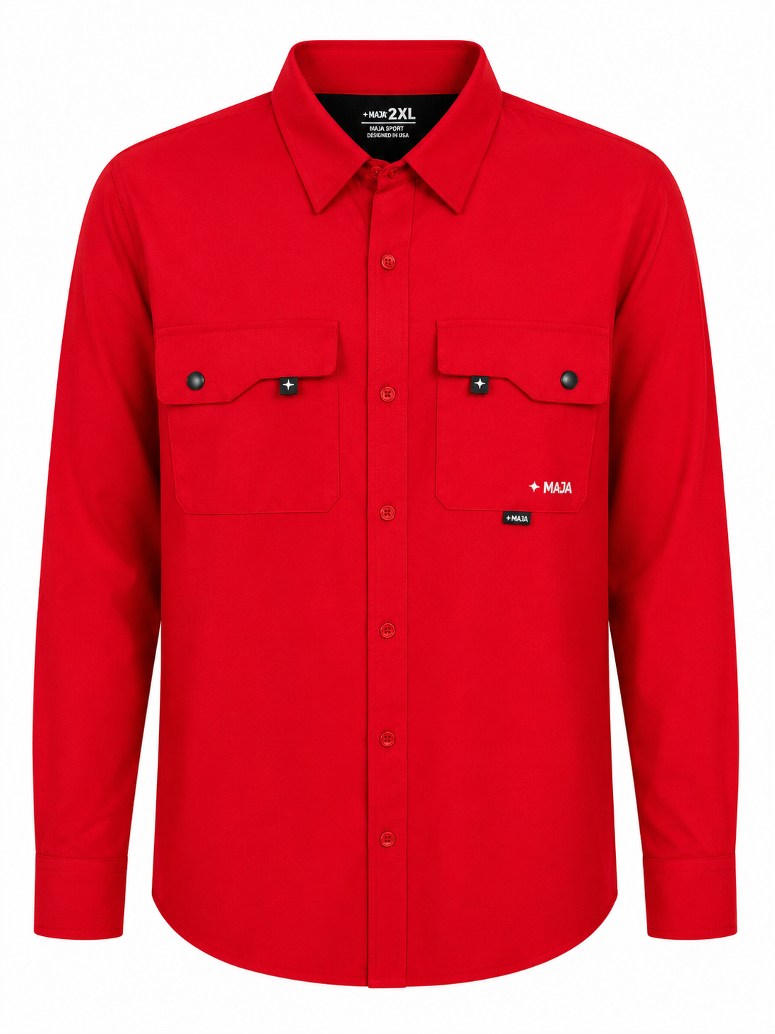 Camisa caballero  2XL MAJ@ roja