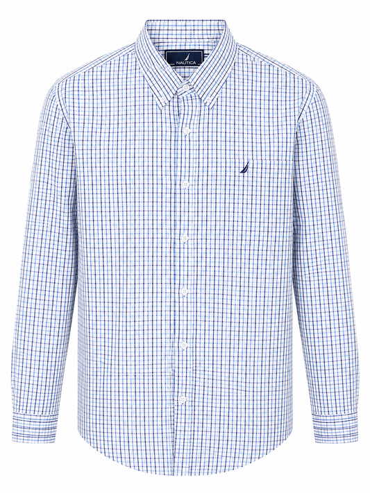 Camisa caballero 3XL NAUTIC@ cuadros azules