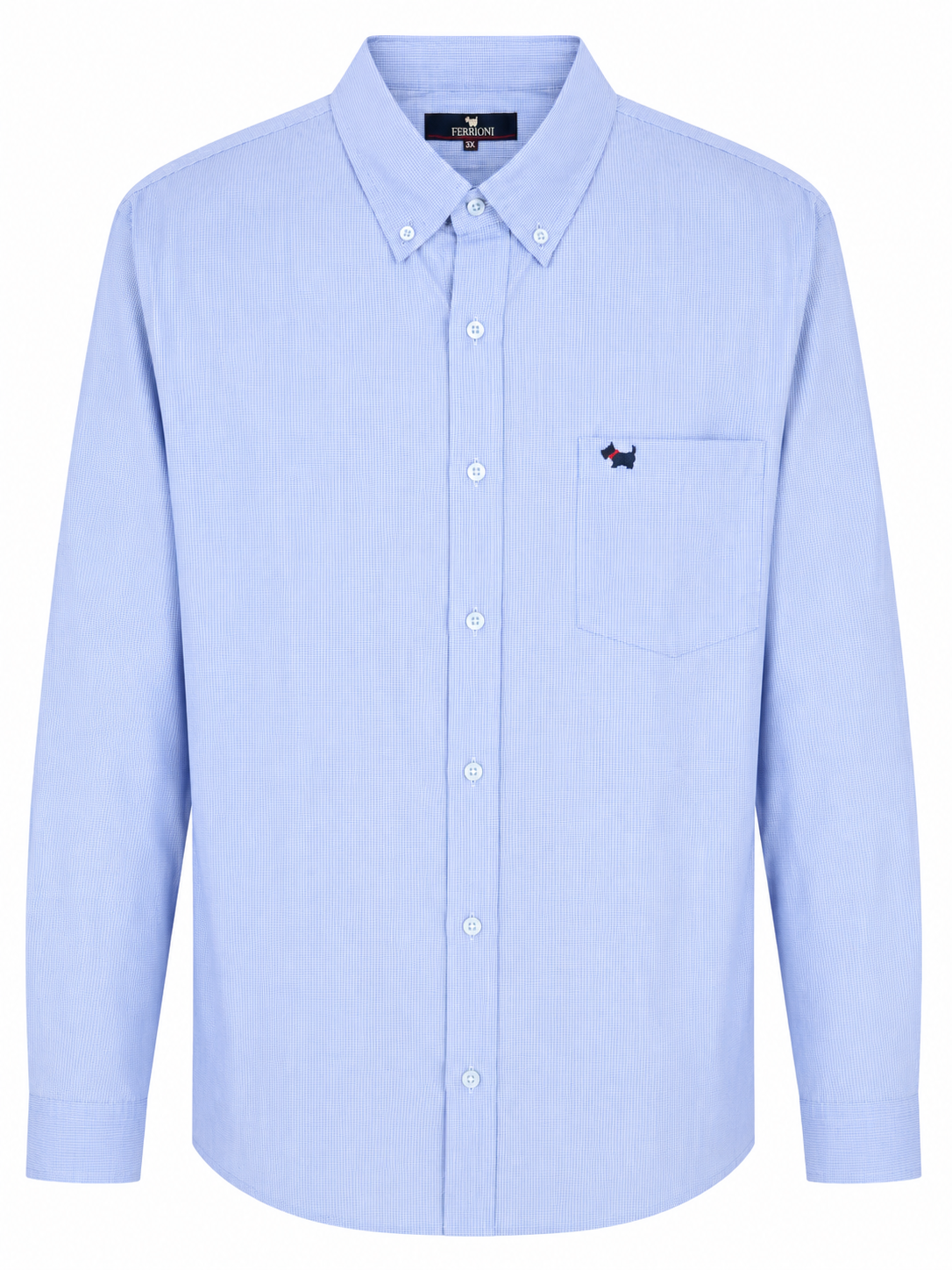Camisa caballero 3XL FERRI@RI azul cielo