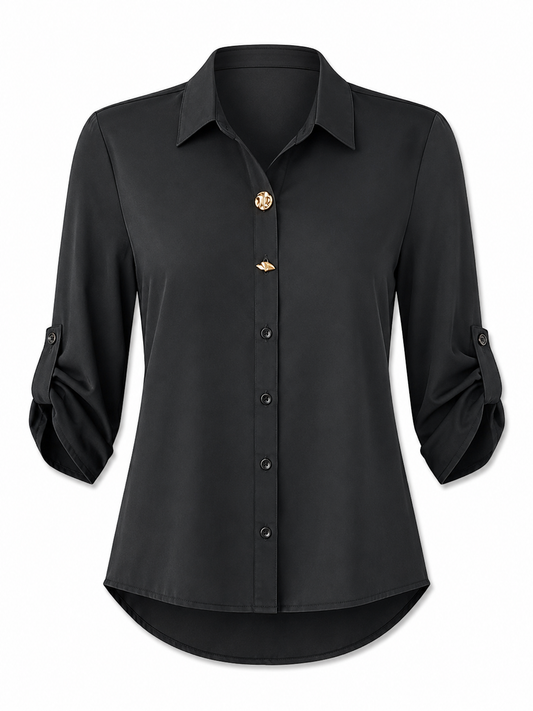 Blusa dama chica negr@ KISC@R