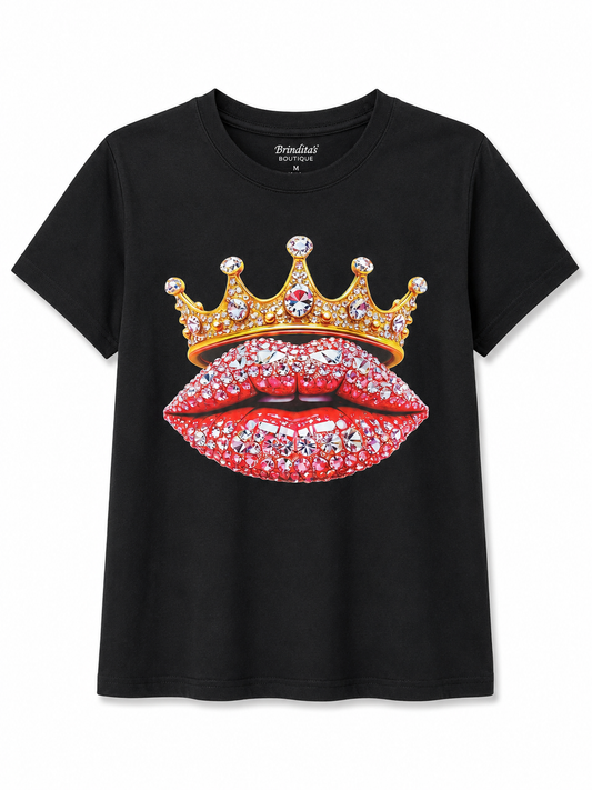 Blusa dama chica negr@ T-SHIRT@